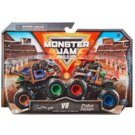 Spin Master SPI0778988380574 Vehículo de Fundición a Presión Monster Jam 1:64 - Pack de 2 Mixto - Para Niños de 3 Años o Más