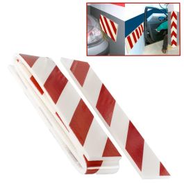 Geko Panel Autoadhesivo Anti Golpes 50 x 13,7 x 1 cm, Pack 2 uds Blanco/Rojo para Garajes Precio: 4.79000038. SKU: B1EQALDF8E