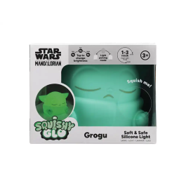 Wondee Lámpara Mandaloriano Grogu (Baby Yoda) de Silicona, Luz Nocturna Suave y Táctil
