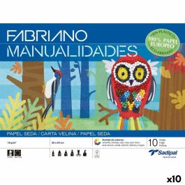 Papel de seda Sadipal Multicolor 32 x 24 cm 10 Hojas (10 Unidades)