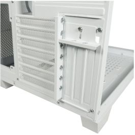 LC-Power 807W Caja Gaming Midi Tower Blanca RGB ATX EATX micro ATX Mini-ITX con Ventana Lateral