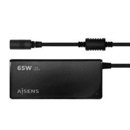 Aisens Cargador Universal 65W con QC3.0 y 9 Conectores para Portátiles y Dispositivos Móviles