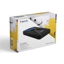 TooQ TQE-2550BL Caja Externa Gaming para Disco Duro 2.5" USB 3.1 Sin Tornillos