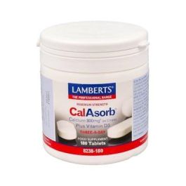 LAMBERTS Calasorb Citrato de Calcio 800mg con Vitamina D3 para Huesos. 180 comprimidos, apto veganos y vegetarianos Precio: 32.9000001. SKU: B1DVZSZD6Q