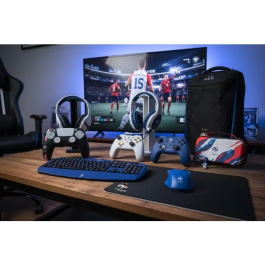 Konix KON3328170023443 Funda Protectora de Silicona con Reposapulgares para Mando DualSense PS5, Color Negro