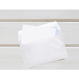 Liderpapel Sobre 9 Comercial Normalizado Blanco Tira Silicona 120x176 mm Paquete 25 Unidades