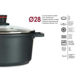Cacerola 28Cm Al Fundido Full Induction Molten Kinvara (4 Unidades) Cacerola 28Cm Al Fundido Full Induction Molten Kinvara (4 Unidades)
