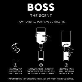 Hugo Boss-Boss THE SCENT Eau de Toilette Recarga 200 ml para Hombre
