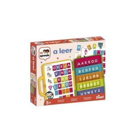 Diset Juego educativo Yo Aprendo a Leer: Maletín didáctico para niños 3+ años, 1 jugador, incluye 15 láminas y 90 fichas para formar palabras