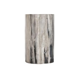 DKD Home Decor Mesita Auxiliar Balines Negro Blanco 26 x 45 x 30 cm