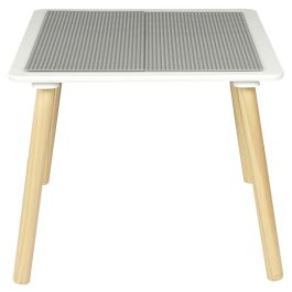 Home Deco Kids Mesa Infantil Compatible con Lego 52x52 cm h.44 cm