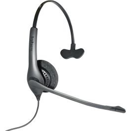 AGFEO Headset 1500 Mono Auricular Monoaural de Diadema Alámbrico Negro para Oficina con Micrófono y Filtrado de Ruido