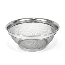 Quttin Escurridor Colador de Acero para Cocina, 22 cm diámetro x 8.5 cm alto (24 Unidades) Quttin Escurridor Colador de Acero para Cocina, 22 cm diámetro x 8.5 cm alto (24 Unidades)