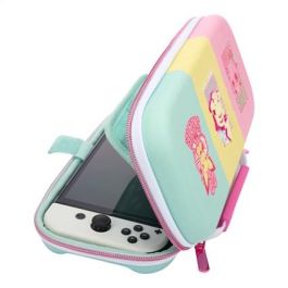 Power A NSCS0125-01 Estuche Protector Compacto para Nintendo Switch OLED, Switch y Switch Lite con Soporte de Juego y Almacenamiento para Tarjetas