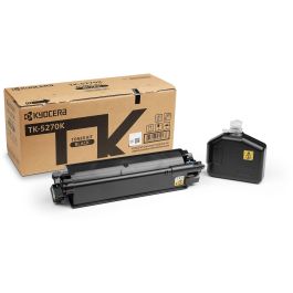 Kyocera TK-5270K Negro Tóner Original para M6230cidn/M6630cidn/P6230cdn hasta 8.000 páginas