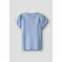 Camiseta de Manga Corta Infantil Name It Nmfvibeke Capsl Serenity Añil 7-9 Años