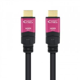 Nano Cable 10.15.3715 Cable HDMI 2.0 Macho-Macho 4K@60Hz 18 Gbps 15m Negro