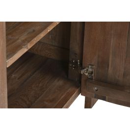 DKD Home Decor Armario Indo minimal 24 Natural 4 puertas 130 x 45 x 180 cm