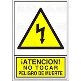 Duver 314 Señal de Seguridad Peligro Muerte por Electricidad, ¡Atención! No Tocar, Plástico 295x210 mm Precio: 6.50000021. SKU: B18PJHVFMX