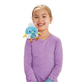 Peluche interactivo lolibirds lolito azul con voz y grabadora. 17,5x11,6x19,1 cm