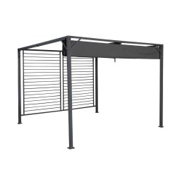 Pérgola DKD Home Decor Gris 300 x 300 x 230 cm Acero Precio: 545.49999966. SKU: S3042462