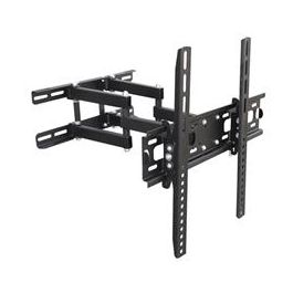 Elbe SP-3255-A Soporte Pared Articulado para TV 32'-55', Máx. 30Kg, Giro 45°, Inclinación 10°, Compatible VESA, Negro