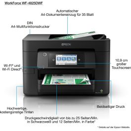 Epson WF-4825DWF WorkForce Pro Impresora Multifunción Dúplex Wi-Fi Ethernet Tinta