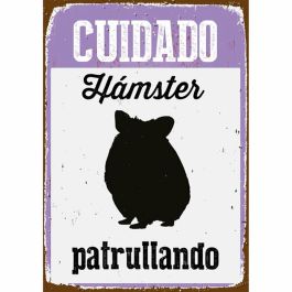 Placa Magnet & Steel Cuidado Hámster Patrullando 14,8 x 21 cm Precio: 7.95000008. SKU: B1FB9KJPQW