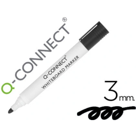 Q-connect Rotulador Pizarra Blanca Negro Punta Redonda Trazo 3 mm Precio: 7.49999987. SKU: B1H2JKN5JT