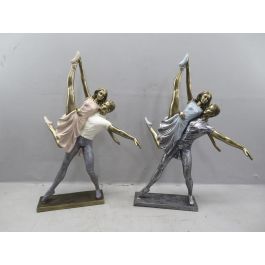 Figura Moderno DKD Home Decor Plateado 11.5 x 35.5 x 27 cm (4 Unidades) Bailarines Precio: 56.6900004. SKU: B18DHQ6M83