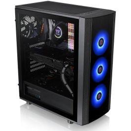 Thermaltake Versa J25 TG RGB - Torre Gaming RGB con Panel Lateral de Cristal Templado