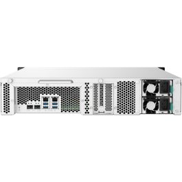 Qnap Servidor NAS Ts-1232Pxu-Rp 12 Bahías 4GB DDR4 RAID 0,1,5,6,10,50,60,JBOD Gigabit Ethernet
