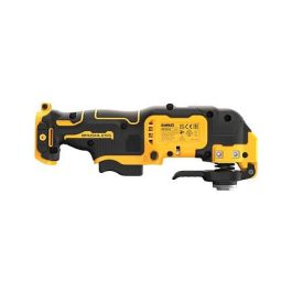 DeWALT Multiherramienta Oscilante 12V a Batería DCS353NT-XJ, Sin Escobillas, 840g, Negro/Amarillo, con Disco de Lija y Adaptador