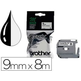 Brother Cinta No Laminada Texto Negro Sobre Fondo Blanco De 9 mmx8M Precio: 8.49999953. SKU: B15R8T379M