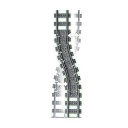 LEGO City 60205 Paquete de Rieles y Vías Ferroviarias: Conjunto de Ampliación para Trenes con 8 Piezas Rectas, 4 Curvas y 8 Flexibles
