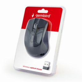 Gembird MUSW-4B-04 Ratón Inalámbrico RF Óptico Ambidextro Oficina 1600 DPI 4 Botones Negro