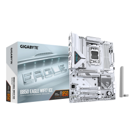 GIGABYTE B850 EAGLE WIFI7 ICE Placa base para AMD Ryzen serie 9000, DDR5, Wi-Fi 7, LAN 2.5 GbE, ATX Precio: 195.58999988. SKU: B1K4MQAG23