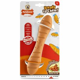 Mordedor de perro Nylabone Marrón Pollo Artificial L