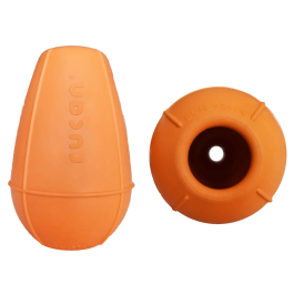 Rucan Juguete para Perros Conic Naranja, Caucho Natural, Rellenable con Golosinas, Dureza Media, 10cm x 6.5cm Precio: 6.89000015. SKU: B16P3EYXDS