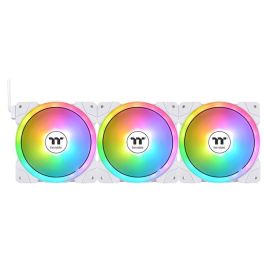 Thermaltake SWAFAN EX12 ARGB Refrigerador de Aire para Carcasa PC 14 cm Blanco, Pack de 3 Unidades