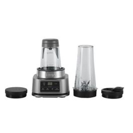 Ninja CB100EU Batidora de Vaso 2 en 1 Power Nutri 1100W con Smart Torque y Recipientes de 700ml y 400ml