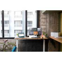 HP E27q G4 Monitor 27 pulgadas Quad HD (2560x1440) IPS 5ms HP Eye Ease, Ergonómico para Oficina y Trabajo