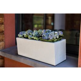 EDA PLASTIQUE Balconniere Graphit Up - 25 L - 59 x 19.5 x 22.8 cm - Blanco encalado EDA PLASTIQUE Balconniere Graphit Up - 25 L - 59 x 19.5 x 22.8 cm - Blanco encalado