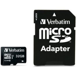 Verbatim Tarjeta de Memoria Pro MicroHC 32GB 90MB/s con Adaptador