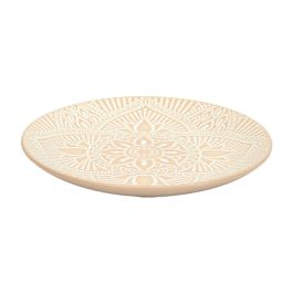 Plato Postre Beige Saha Home Deco Factory diámetro 19,5