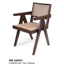 DKD Home Decor Silla Horeca Negro Natural Olmo Ratan 60 x 86 x 56.5 cm (2 Unidades) Precio: 283.50000041. SKU: B1K7MBCBZH