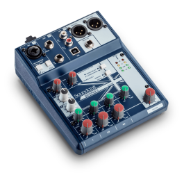 SOUNDCRAFT Notepad-5 Mesa de Mezclas Compacta con Preamplificadores de Micrófono Profesionales e Interfaz de Audio USB