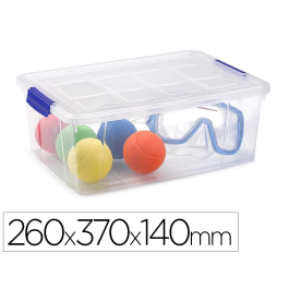 Plasticforte Contenedor n 29 Plástico Transparente con Tapa 9 Litros 260x140x370 mm Precio: 5.50000055. SKU: B1CSMT8TJC