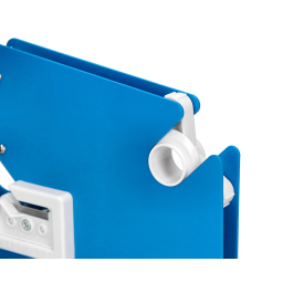 Q-connect Maquina Cierra Bolsa Metálica Pintada Color Azul 218 x 150 x 75 mm