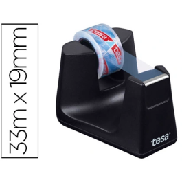 Tesa Portarrollo Sobremesa Tesa Plastico Easy Cut Smat para Cintas de 33 mt Color Negro Precio: 6.50000021. SKU: B15LA3EXND
